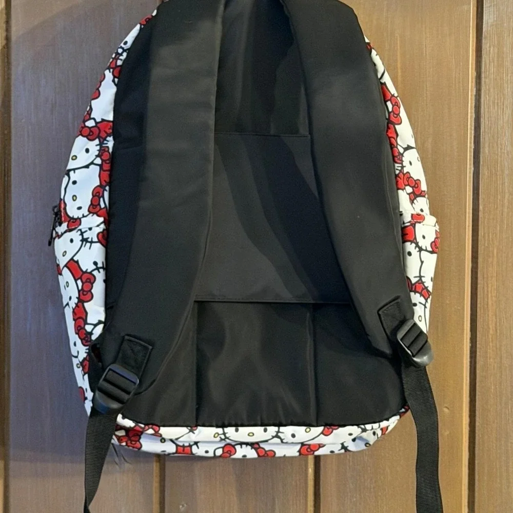 Sanrio Hello Kitty All Over Print Backpack Red‎ White Black Kids Bag